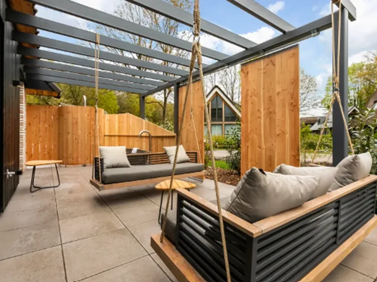 Vrijstaande villa met eigen tuin op Landal PUUR Exloo