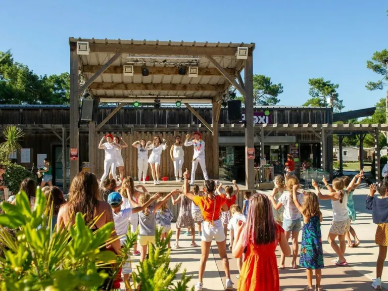 Kinderanimatie bij camping Atlantic Club Montalivet