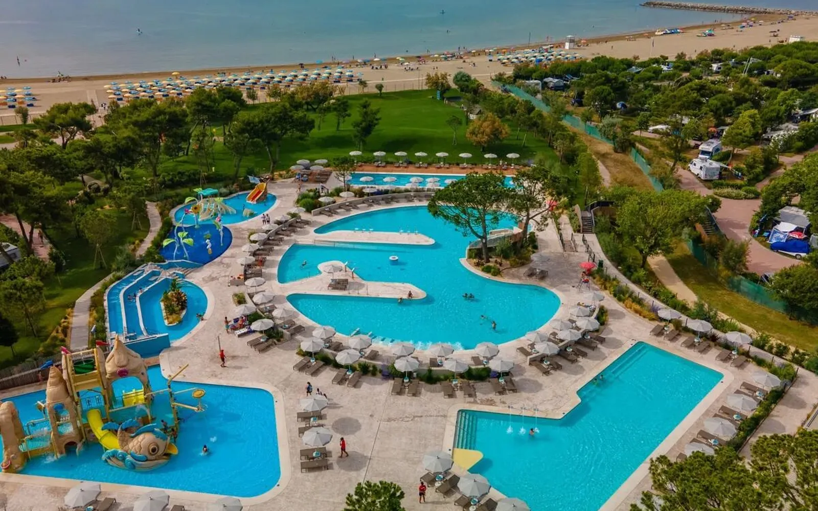 Kindvriendelijke camping aan de Adriatische kust: Camping Mediterraneo in Cavallino-Treporti