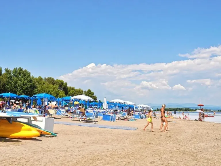 Zwemmen en water op Camping Villaggio Turistico Europa in Grado
