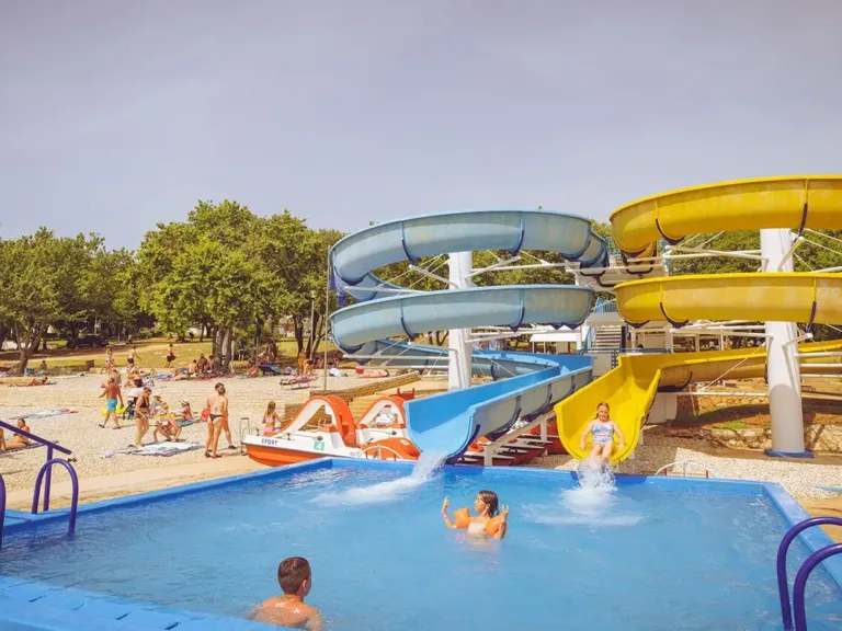 Zwemmen en water op Camping Zelena Laguna in Poreč