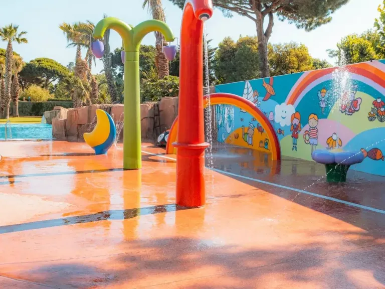 Spraypark op camping La Sirène