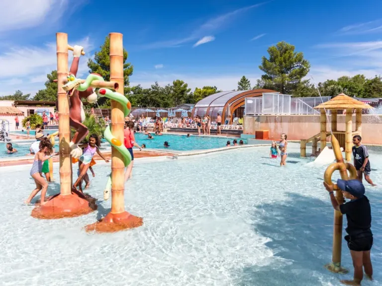 Kinderbad op camping Du Verdon