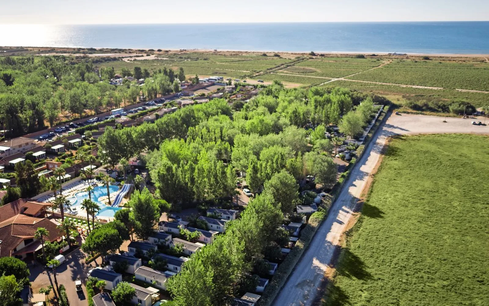 Overzicht van camping Les Sablines Overzicht van camping Les Sablines